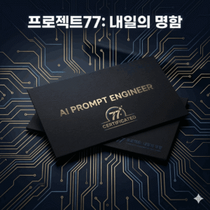 프로젝트77:내일의 명함 로고